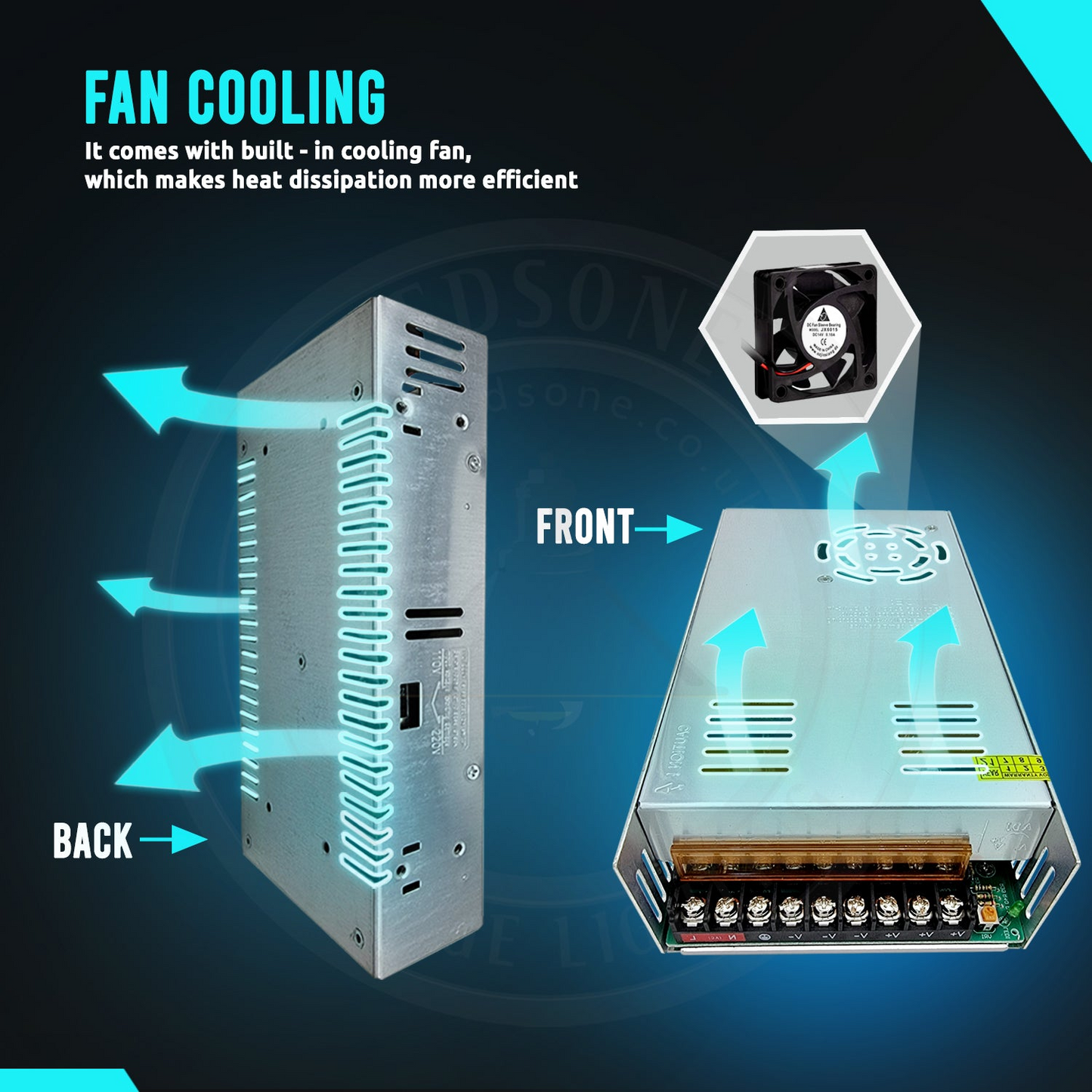 DC 12V 2.5 Amp Switching Power Supply for LED Strips CCTV~1009