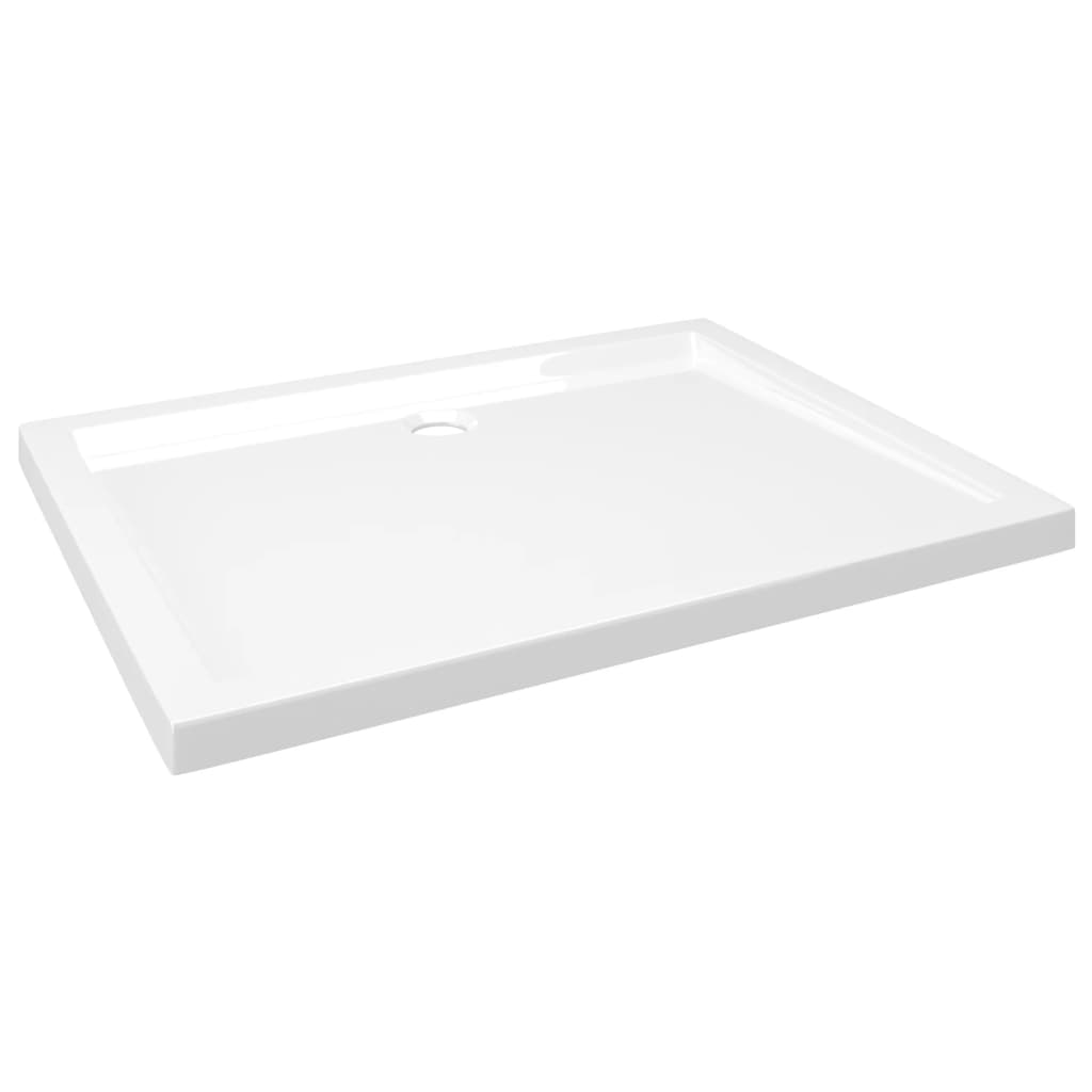 vidaXL Rectangular ABS Shower Base Tray 27.6"x35.4"