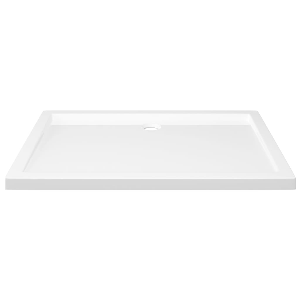 vidaXL Rectangular ABS Shower Base Tray White 31.5"x43.3"