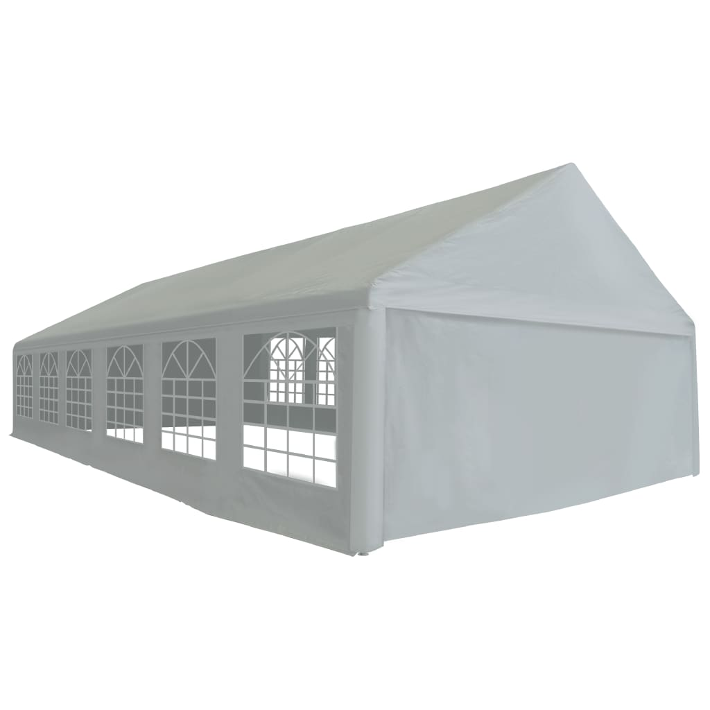 vidaXL Party Tent PE 19.7'x39.4' Gray