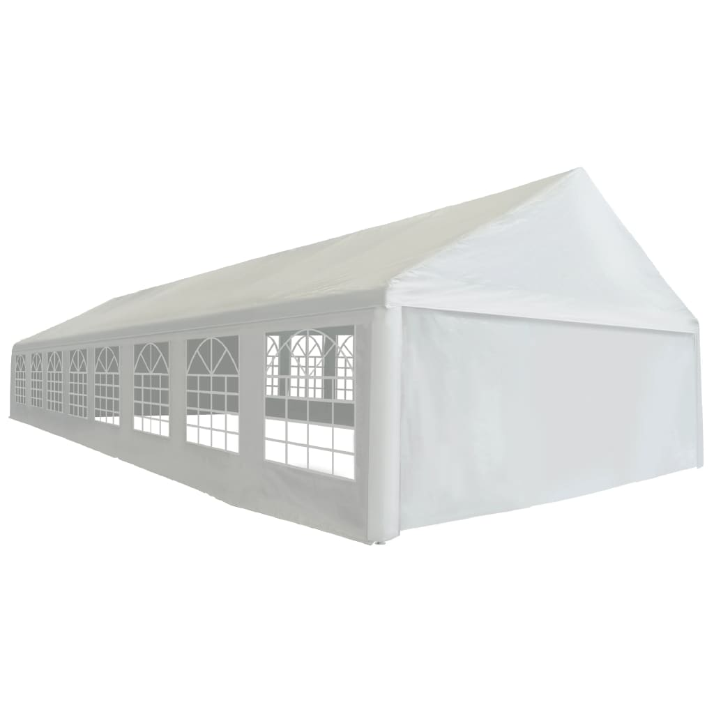 vidaXL Party Tent PE 19.7'x52.5' White