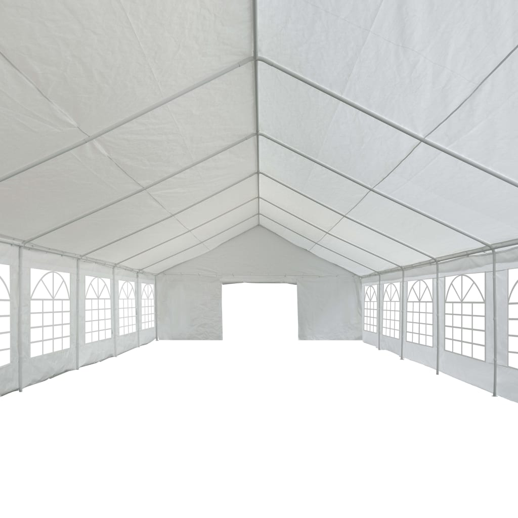 vidaXL Party Tent PE 19.7'x52.5' White