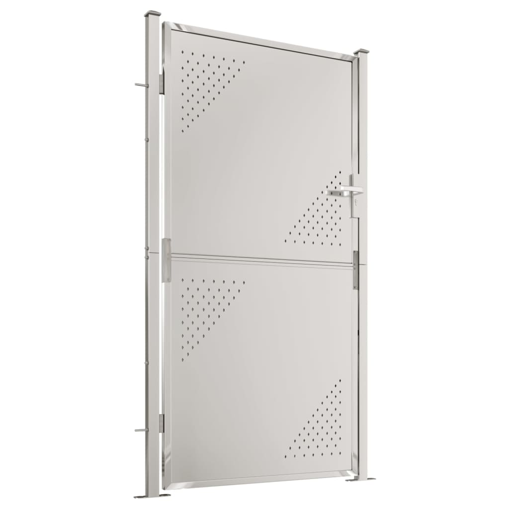 vidaXL Garden Gate 39.4"x70.9" Stainless Steel