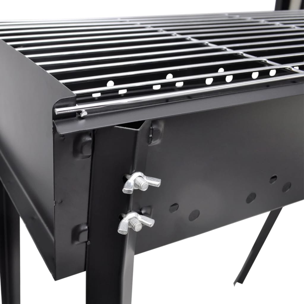 vidaXL BBQ Stand Charcoal Barbecue Square 30" x 11"