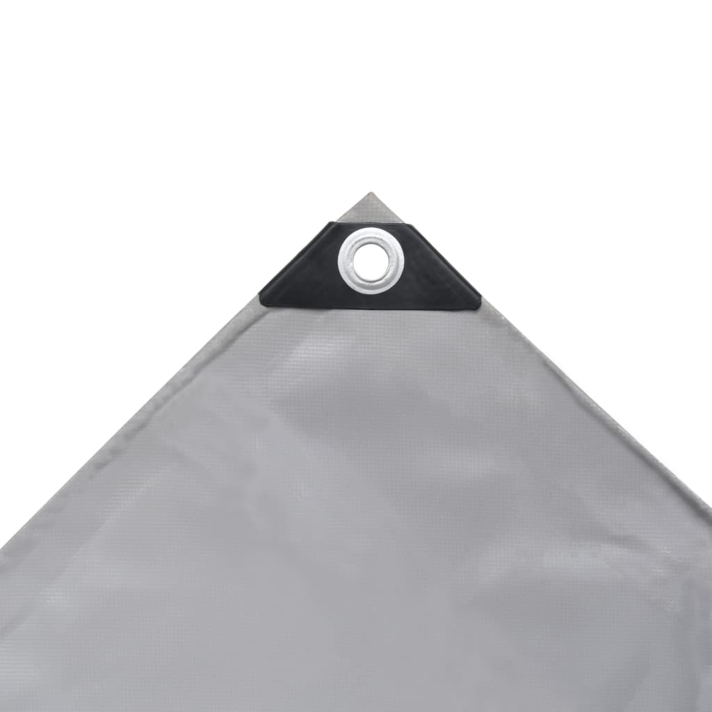 vidaXL Tarpaulin 2.1 oz/ft² 13.1'x23' Gray