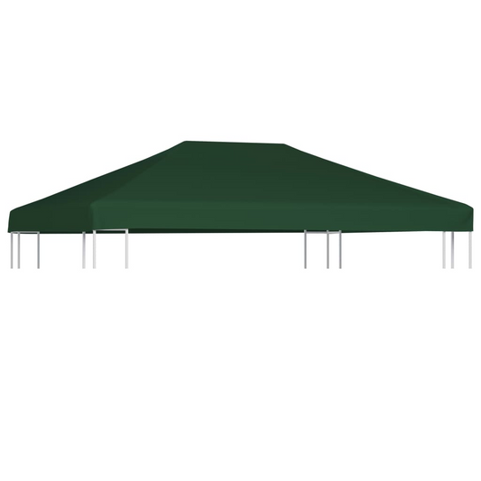 vidaXL Gazebo Top Cover 1 oz/ft² 13.1'x9.8' Green