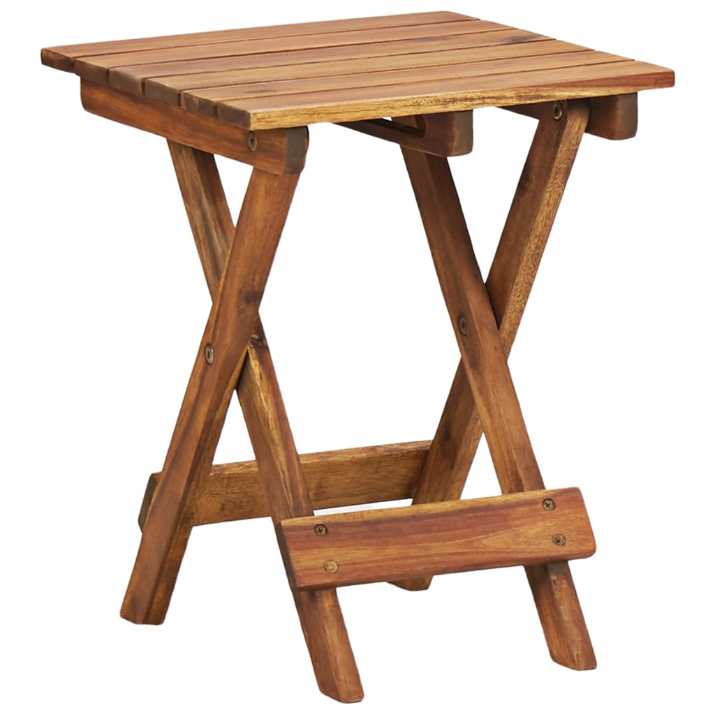 vidaXL Plant Stand 11.8"x11.8"x15" Solid Acacia Wood