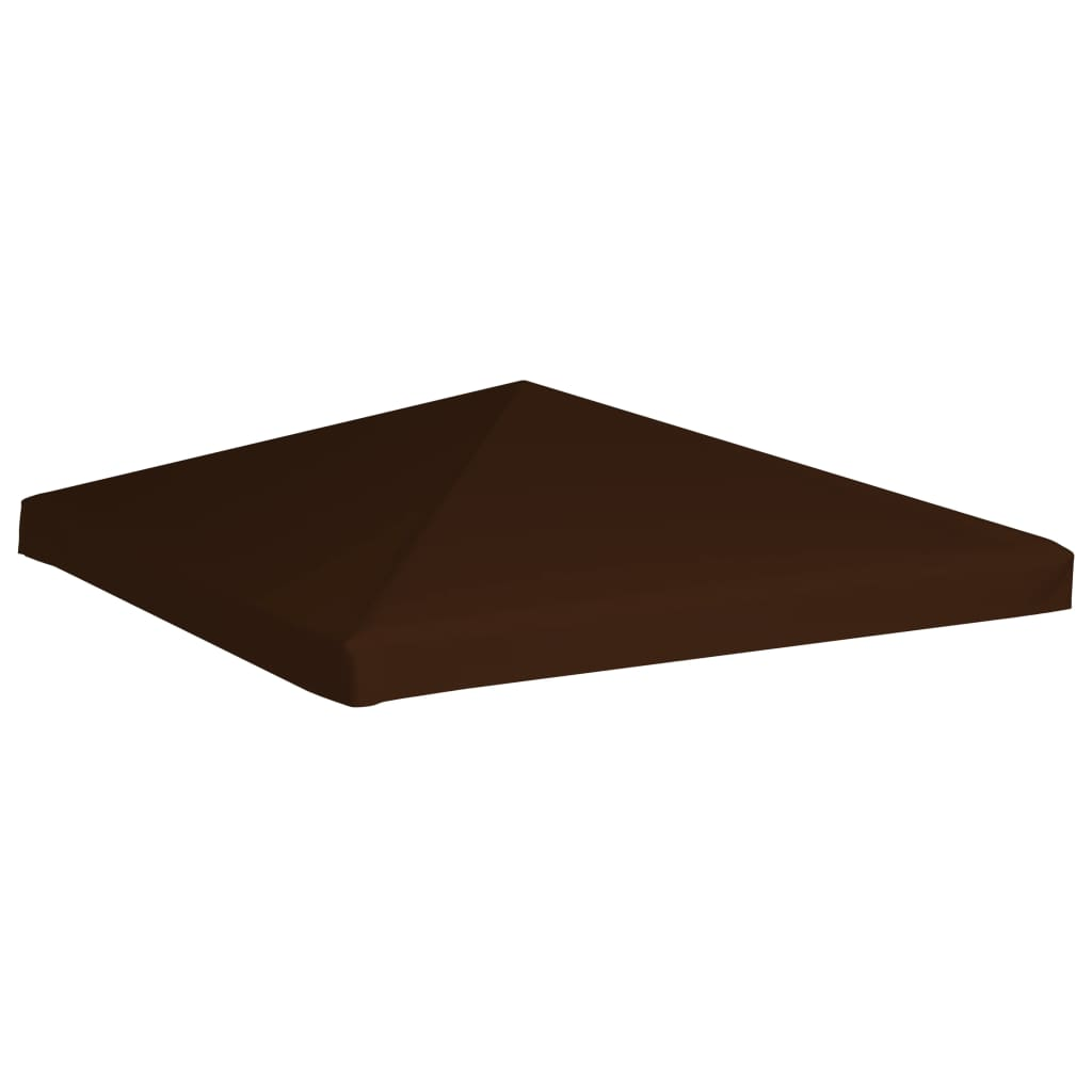 vidaXL Gazebo Top Cover 9.1 oz/yd² 9.8'x9.8' Brown