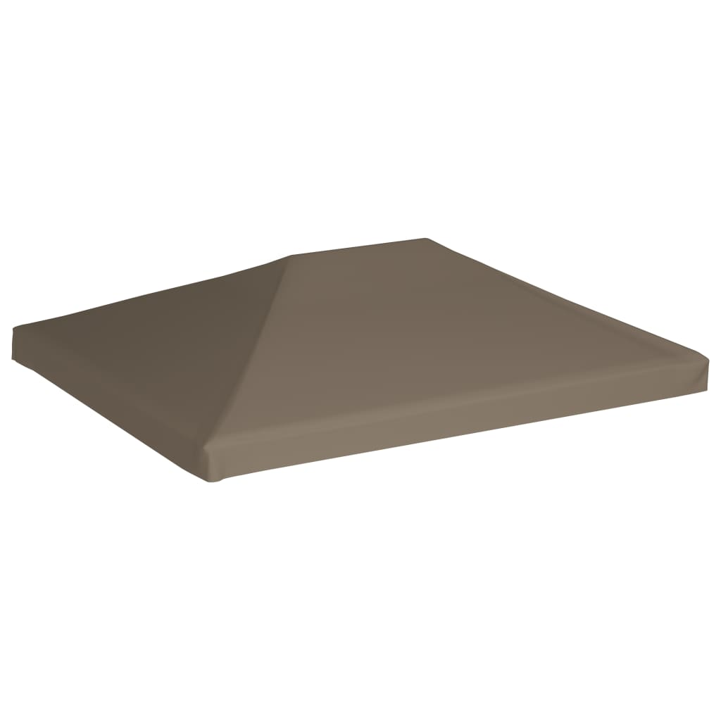 vidaXL Gazebo Top Cover 9.1 oz/yd² 9.8'x9.8' Taupe