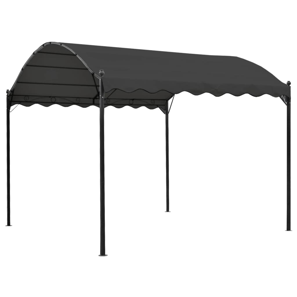 vidaXL Sunshade Awning 118.1"x157.4" Anthracite