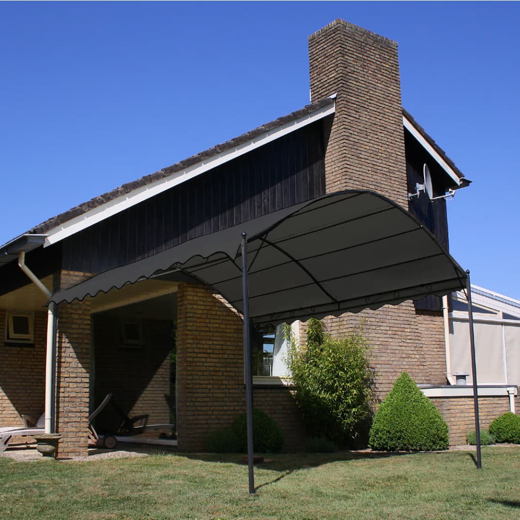 vidaXL Sunshade Awning 118.1"x157.4" Anthracite