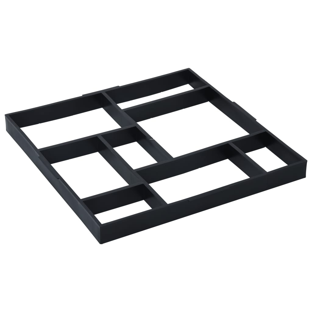 vidaXL Pavement Molds 2 pcs 19.8"x19.8"x1.7" Plastic