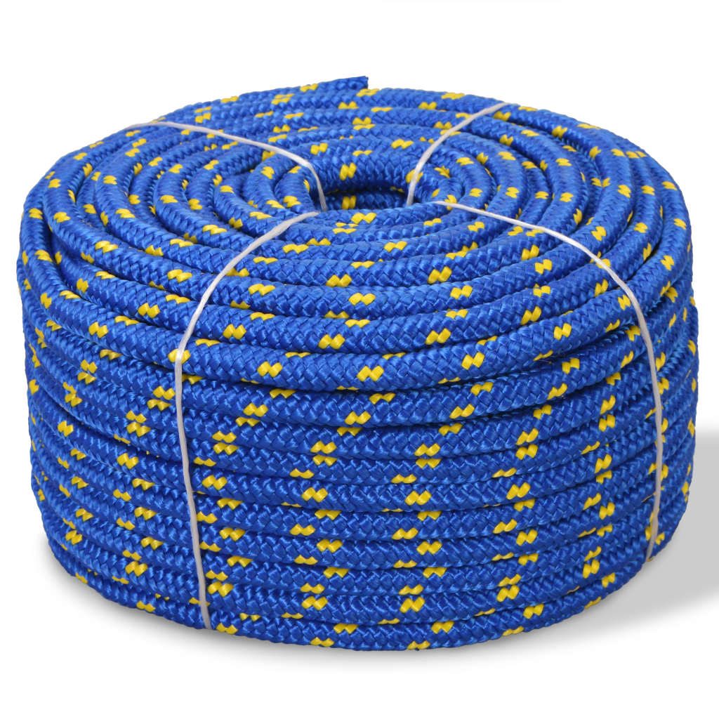 vidaXL Marine Rope Polypropylene 0.31" 3937" Blue