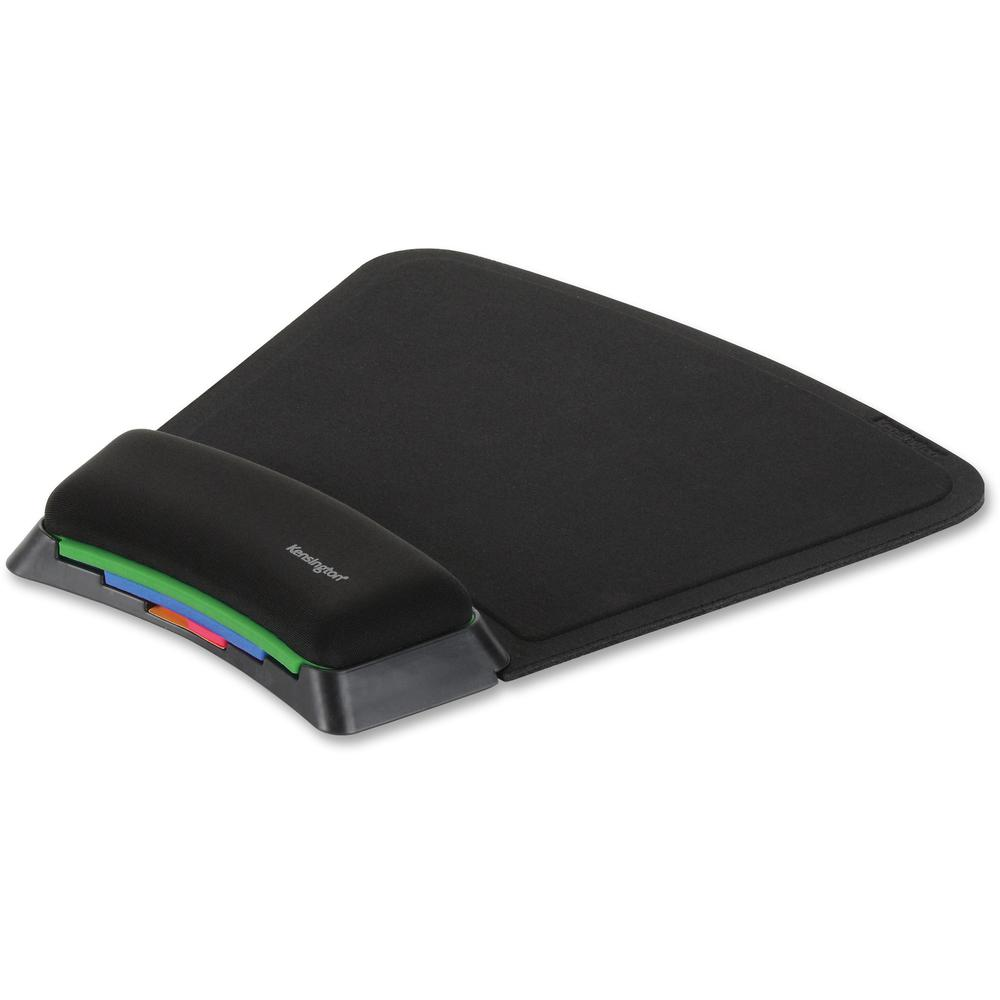 Kensington SmartFit Mouse Pad - 10.38" x 10.25" Dimension - Black - Gel, Fabric - 1 Pack