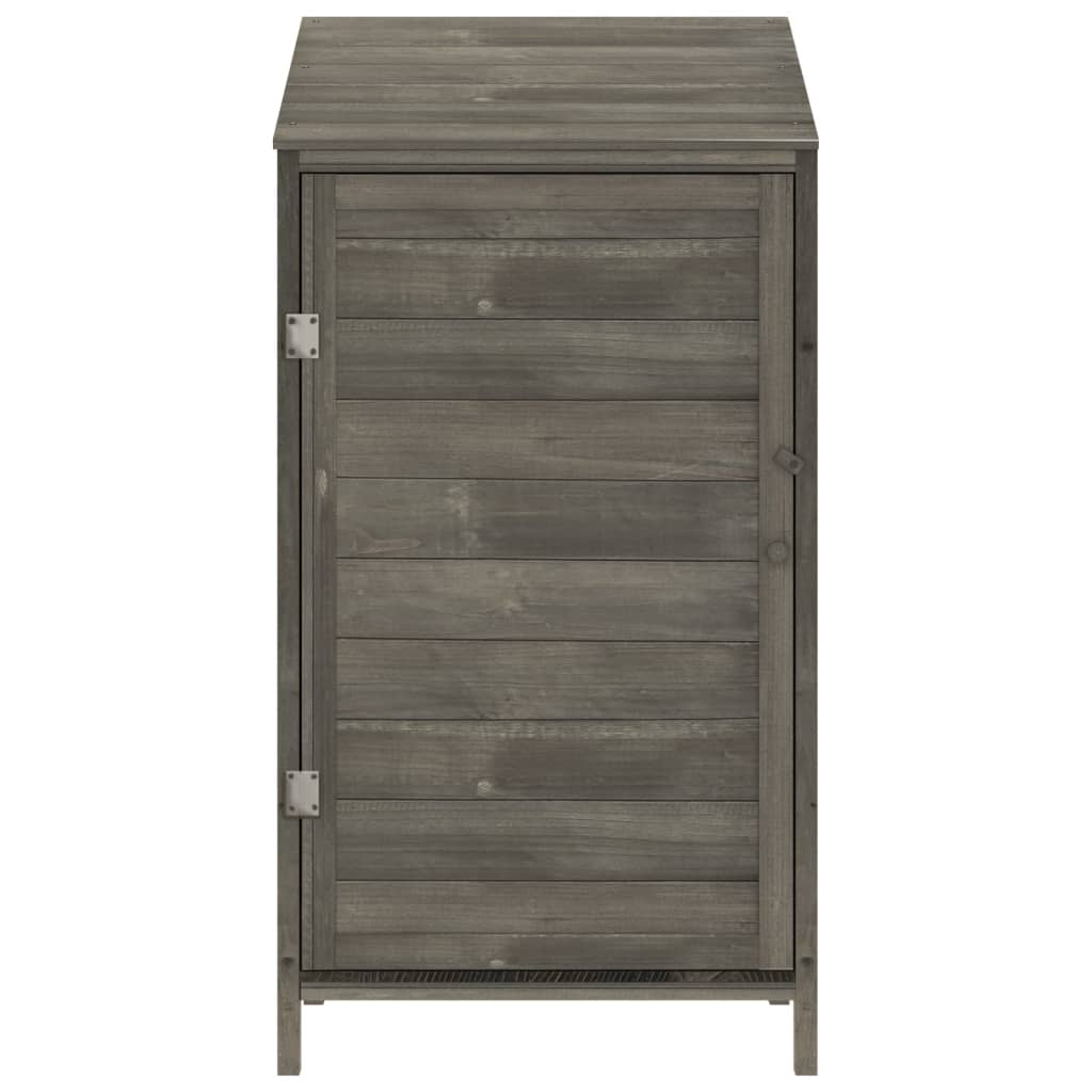 vidaXL Garden Shed Anthracite 21.7"x20.5"x44.1" Solid Wood Fir