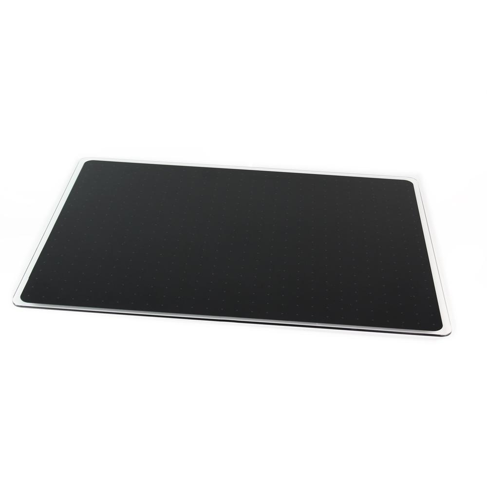 Glacier Black Multi-Purpose Grid Glass Dry Erase Board 30" x 40"