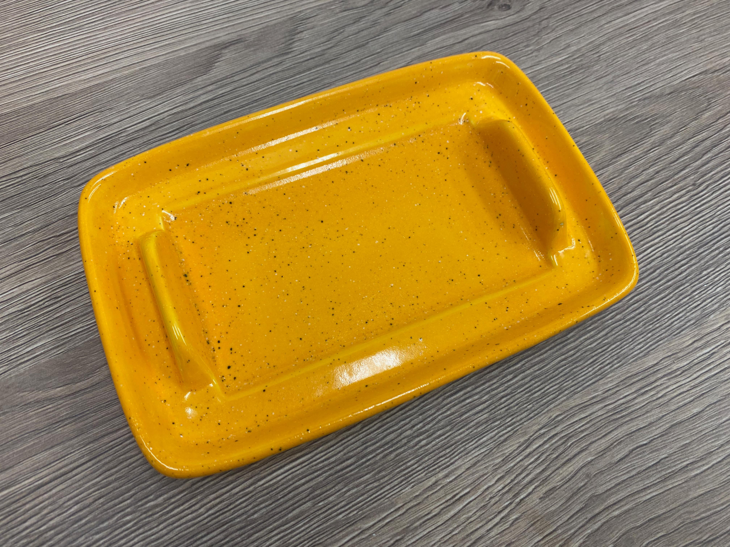 Yellow Butter Dish