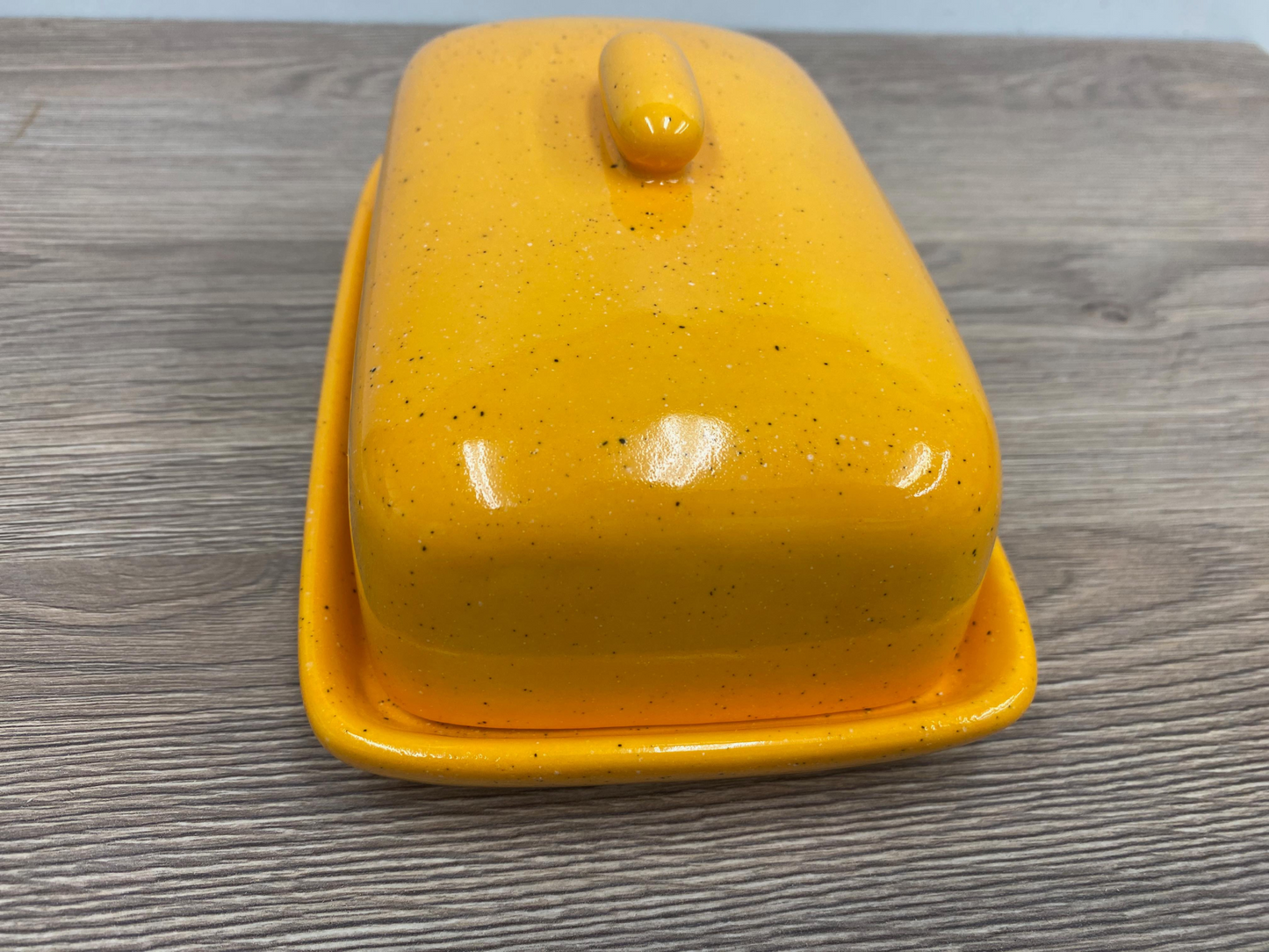 Yellow Butter Dish