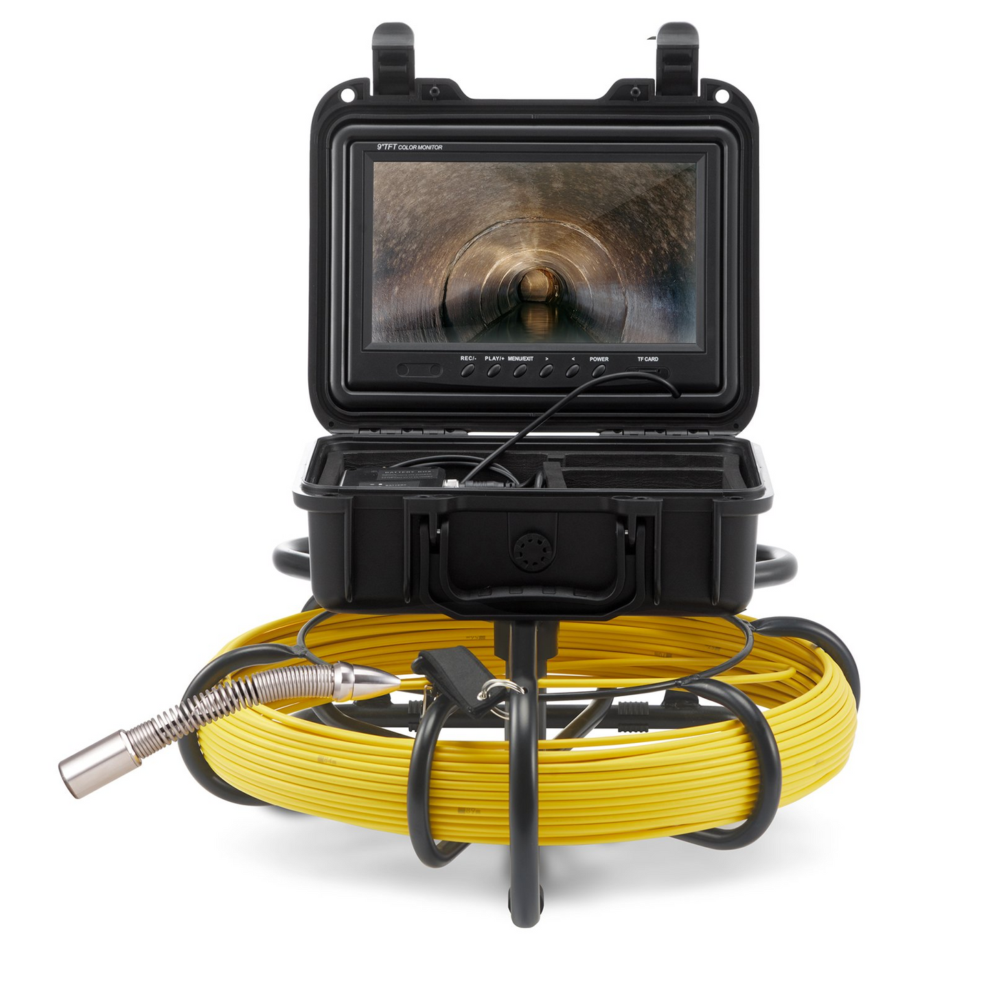 VEVOR Sewer Camera Pipe Inspection Camera 9-inch 720p Screen Pipe Camera 164 ft