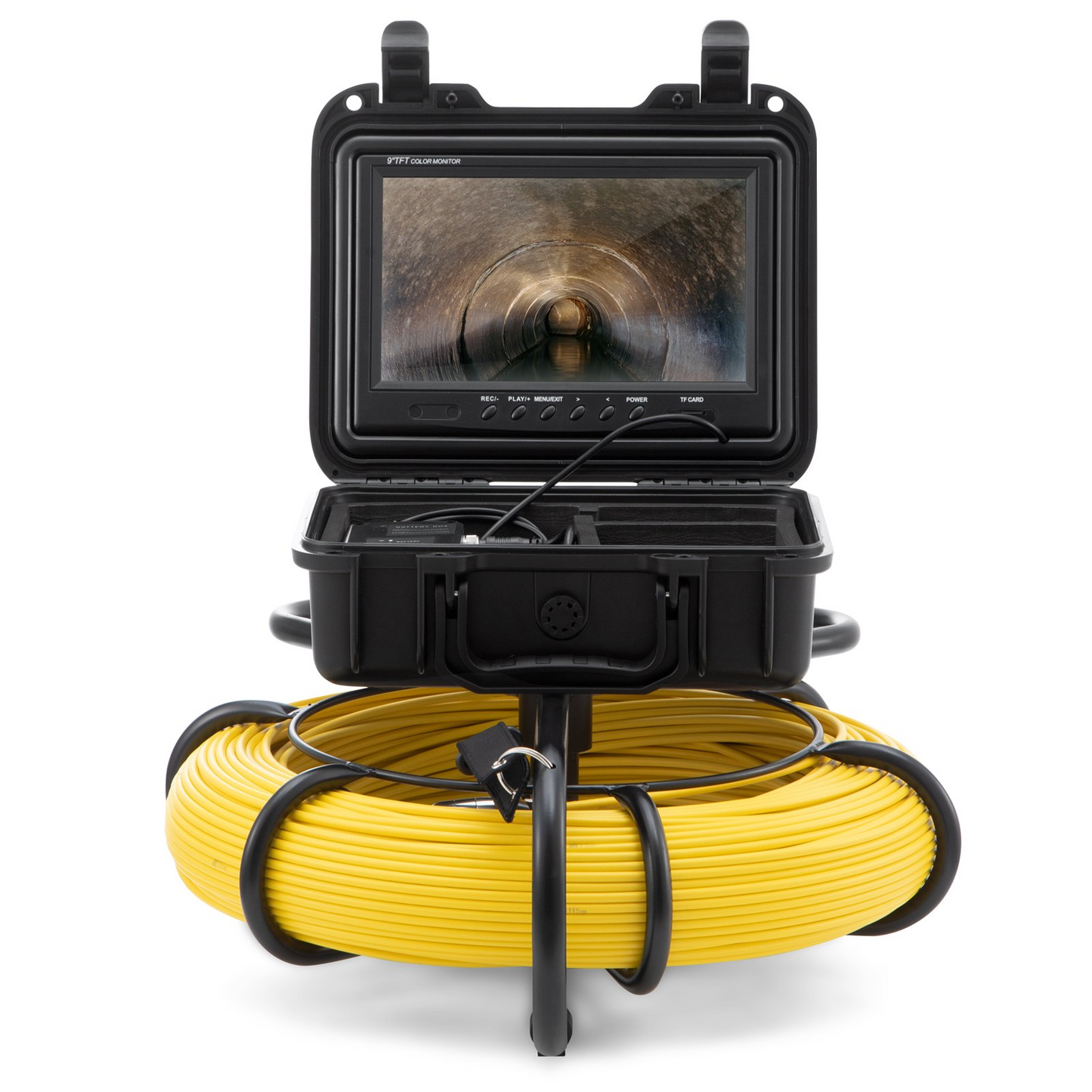 VEVOR Sewer Camera Pipe Inspection Camera 9-inch 720p Screen Pipe Camera 393 ft