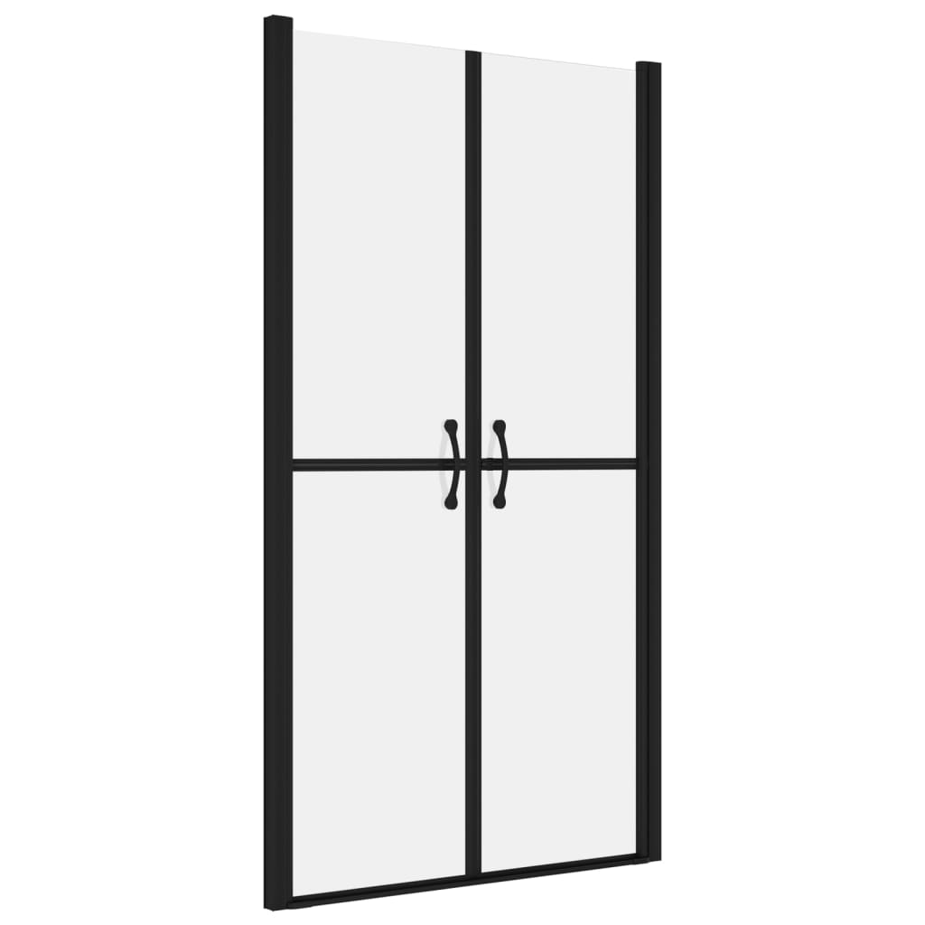 vidaXL Shower Door Frosted ESG (30.7"-31.9")x74.8"