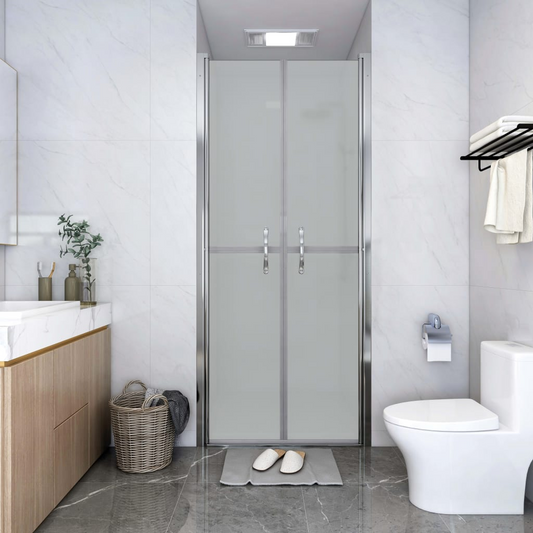 vidaXL Shower Door Frosted ESG 33.9"x74.8"