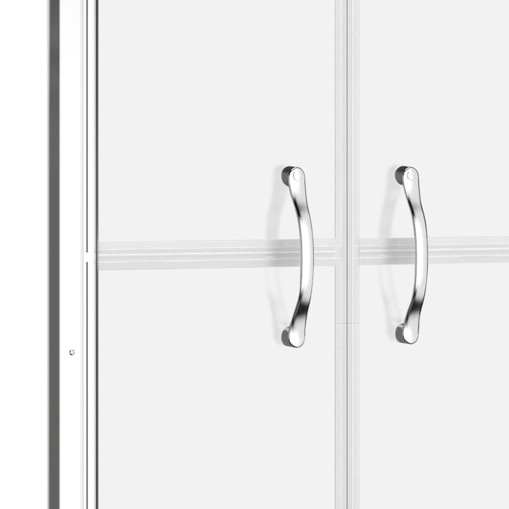 vidaXL Shower Door Frosted ESG 33.9"x74.8"