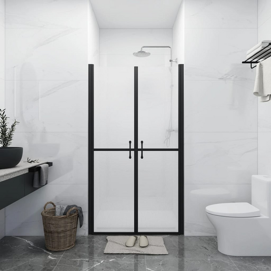 vidaXL Shower Door Frosted ESG (26.8"-28")x74.8"