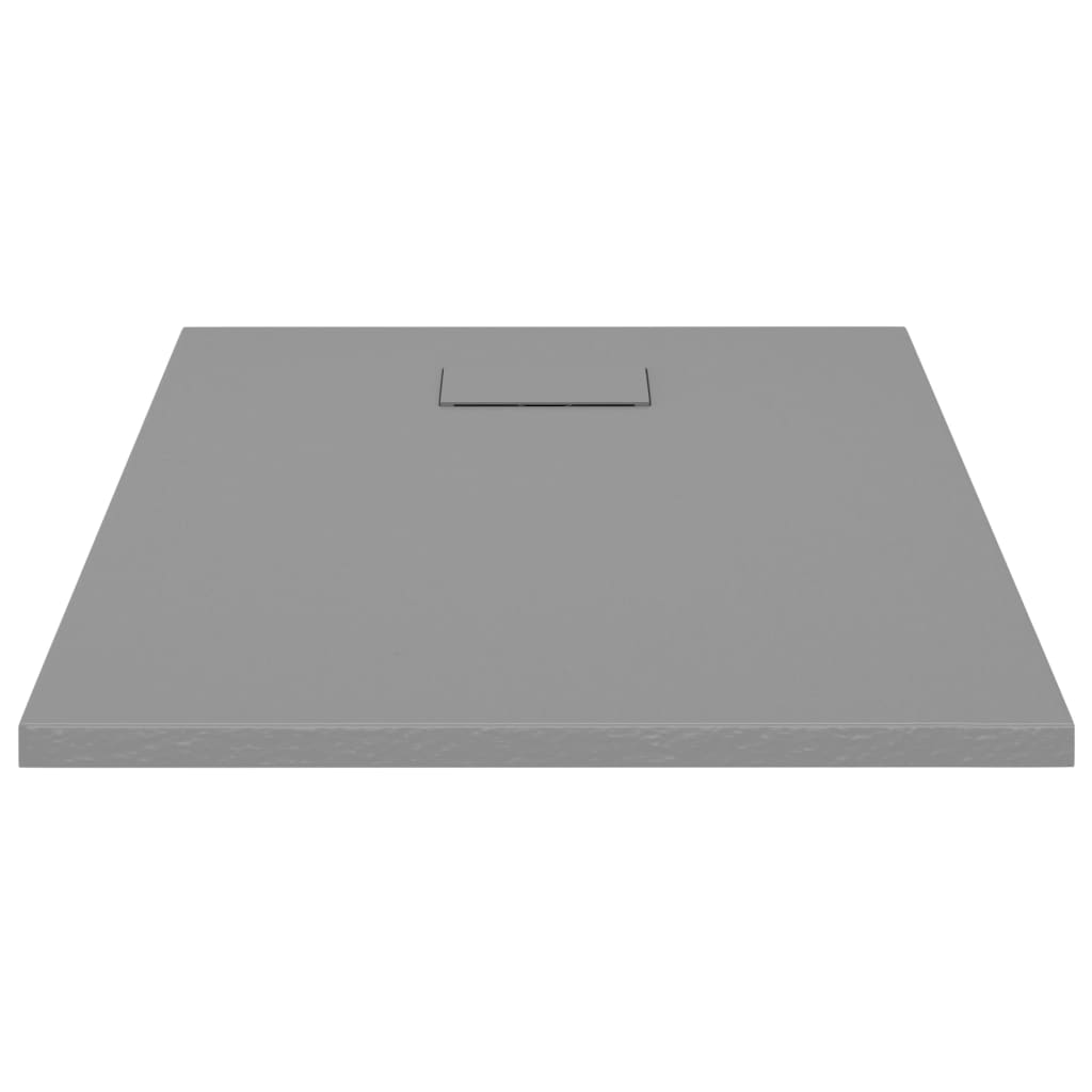 vidaXL Shower Base Tray SMC Gray 35.4"x27.6"