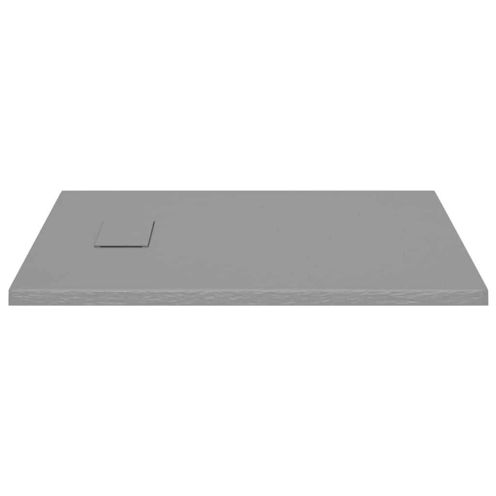 vidaXL Shower Base Tray SMC Gray 35.4"x27.6"