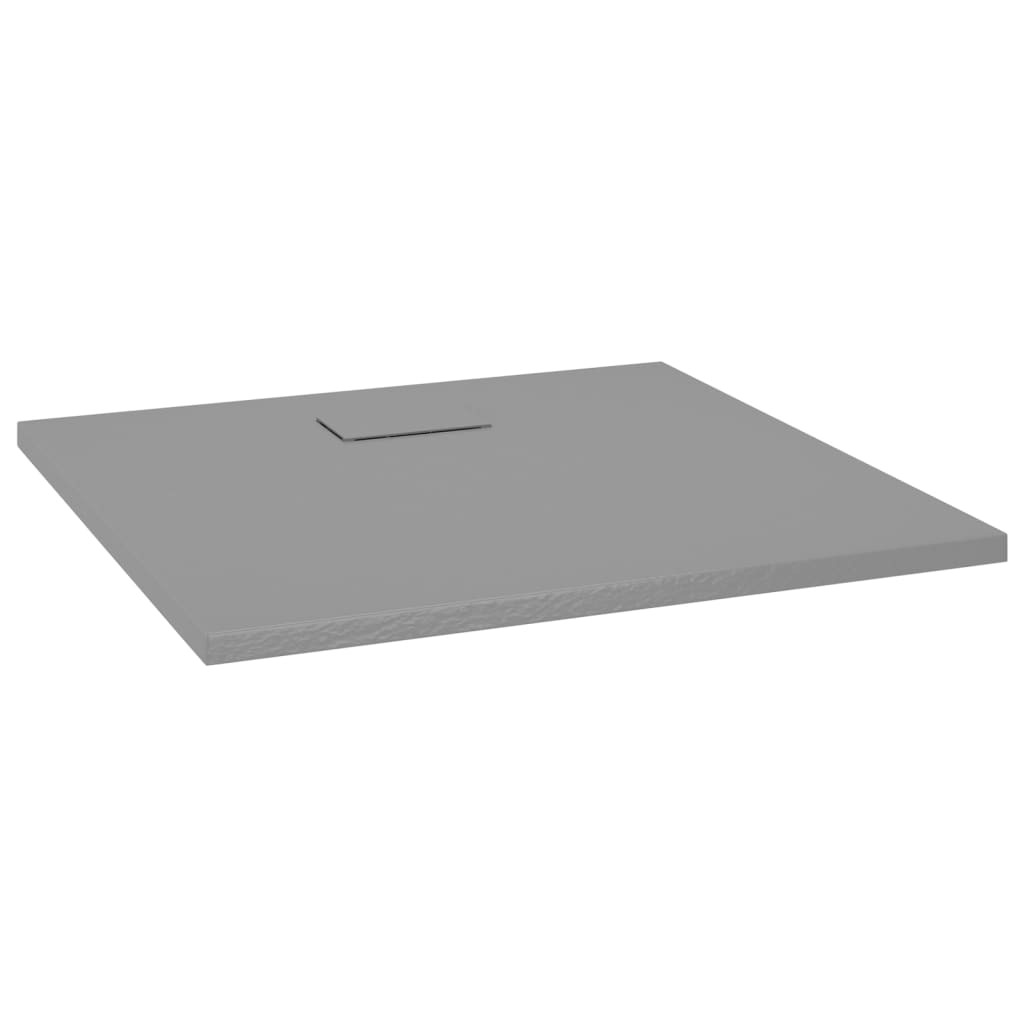 vidaXL Shower Base Tray SMC Gray 35.4"x31.5"