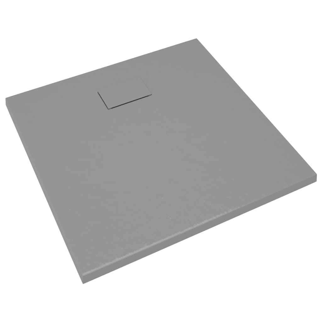 vidaXL Shower Base Tray SMC Gray 35.4"x31.5"