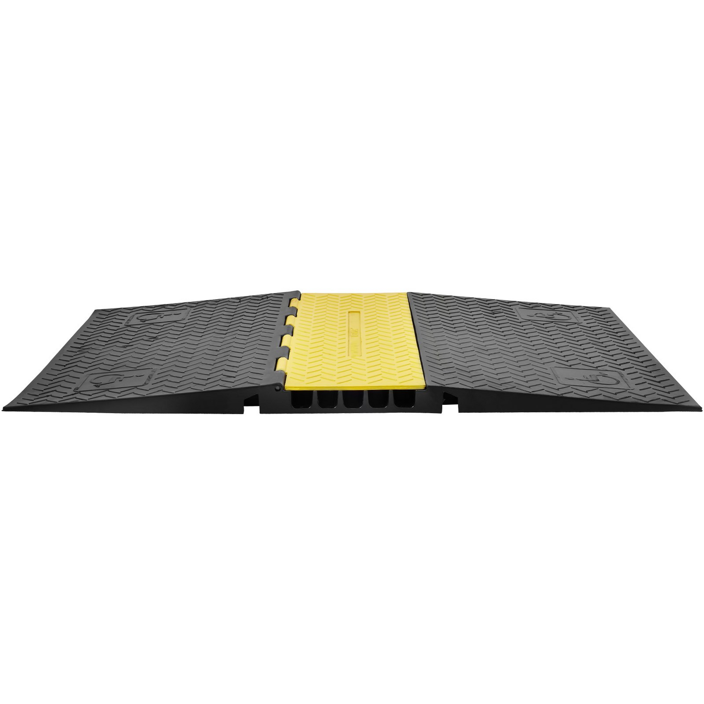 VEVOR 5Channel Cable Protector Ramp 22000lbs Load ADA Compliant Wire Cable Cover