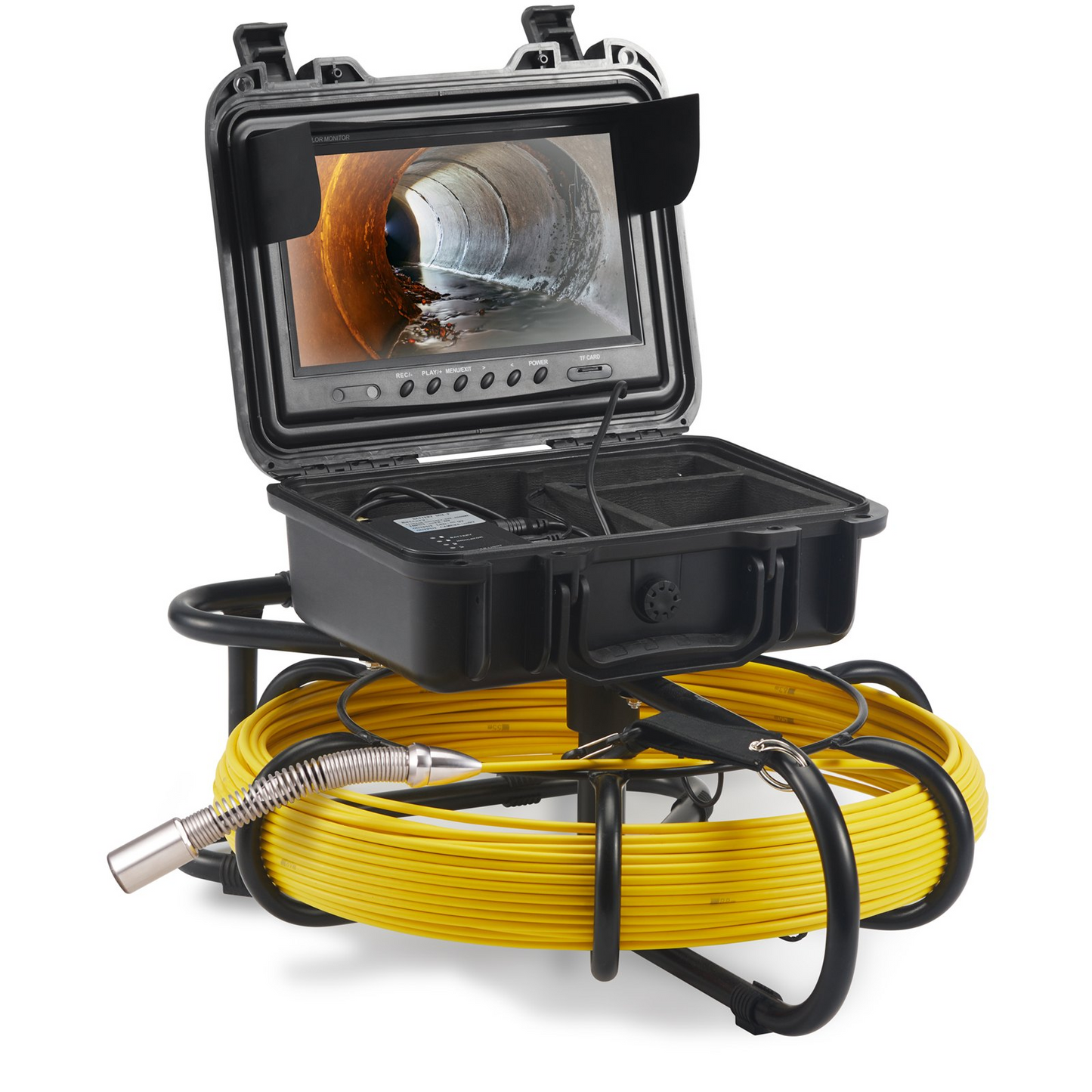 VEVOR Sewer Camera Pipe Inspection Camera 9-inch 720p Screen Pipe Camera 164 ft