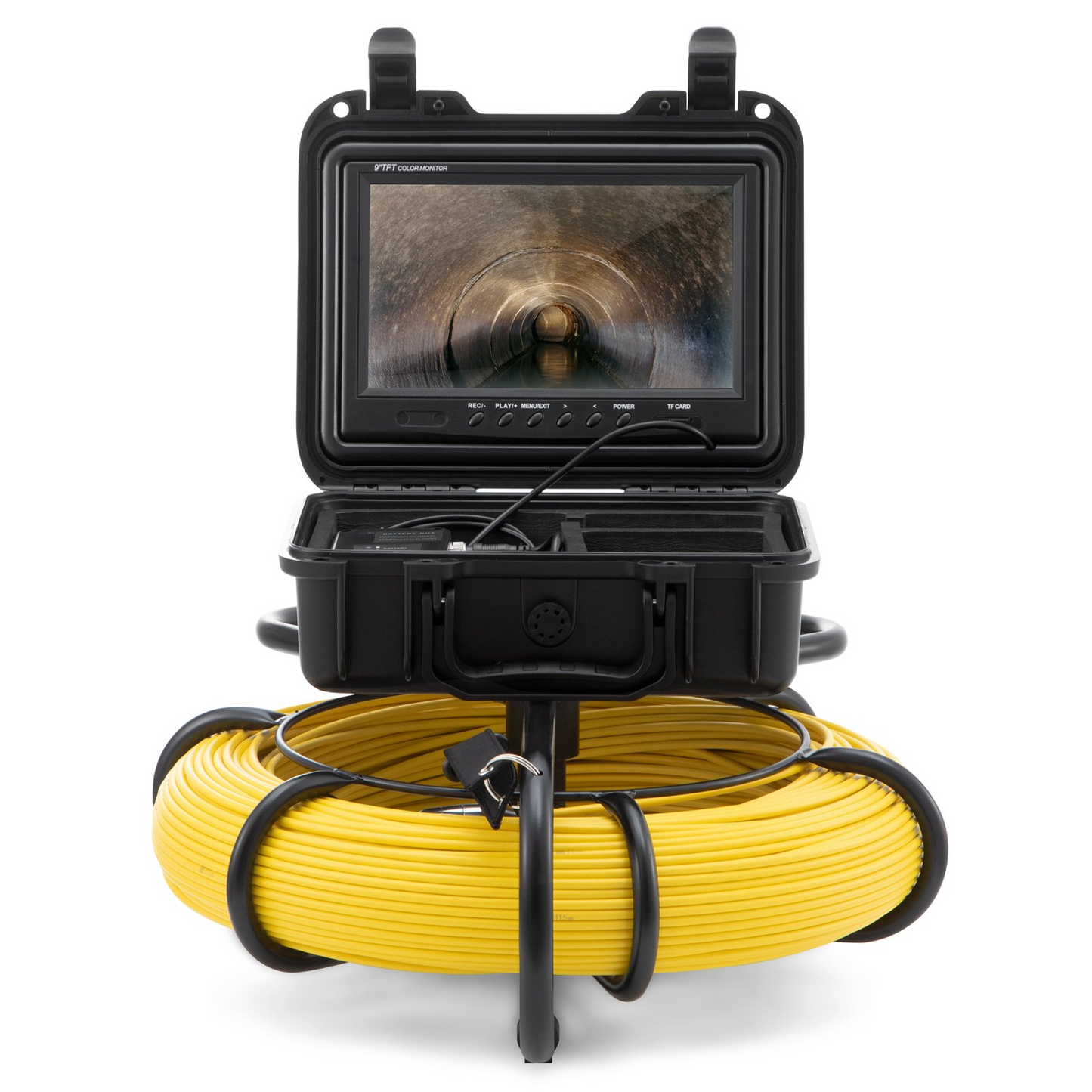 VEVOR Sewer Camera Pipe Inspection Camera 9-inch 720p Screen Pipe Camera 393 ft