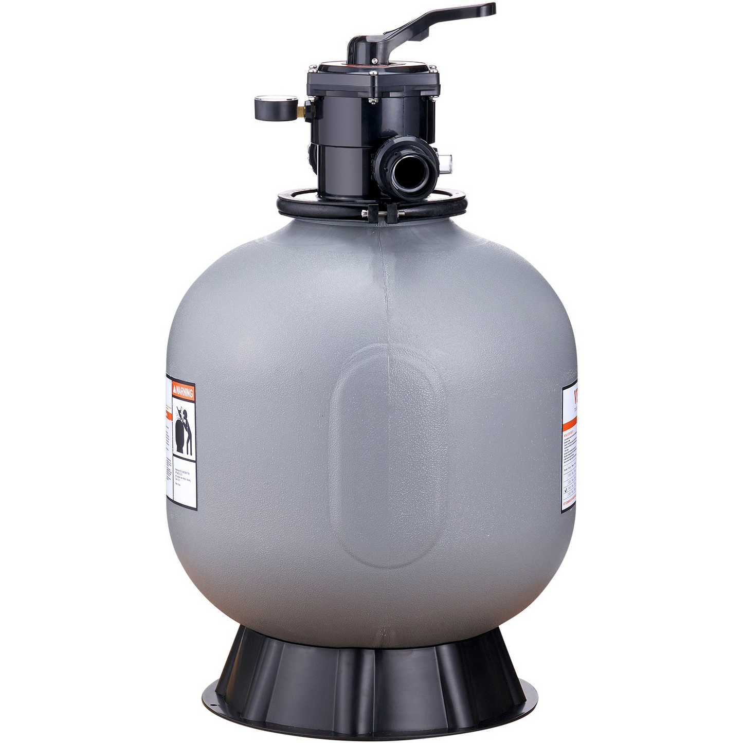 VEVOR Sand Filter, 22-inch, Up to 55 GPM Flow Rate, Above Inground Swimming Pool Sand Filter System with 7-Way Multi-Port Valve, Filter, Backwash, Rinse, Recirculate, Waste, Winter, Closed Functions