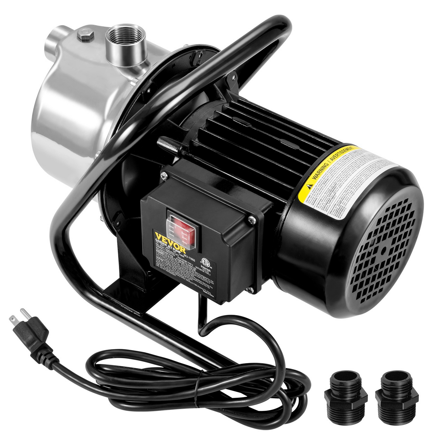 VEVOR Shallow Well Pump Portable Garden Water Jet Pump 1.1HP 978 GPH 131 ft Head