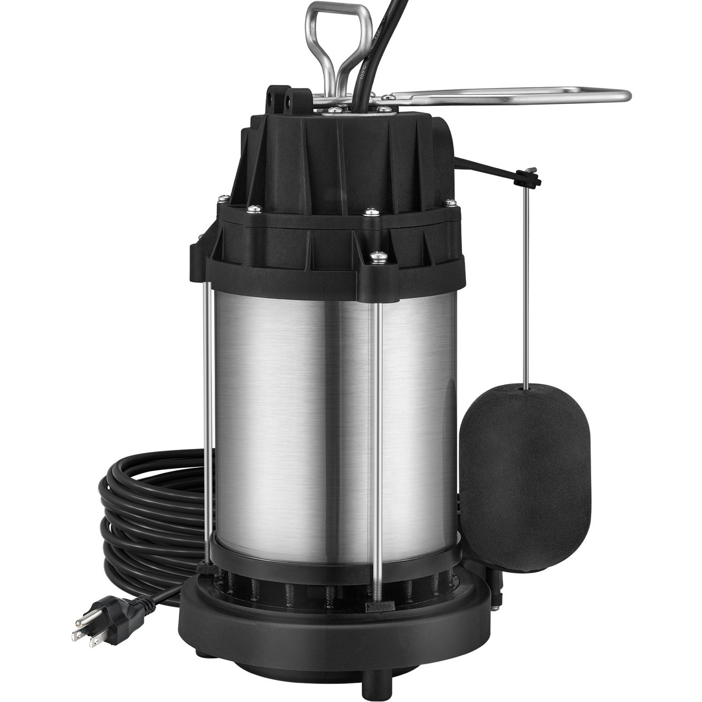 VEVOR Submersible Sump Pump Water Pump 1/2 HP 4320GPH Cast Iron Steel Basement