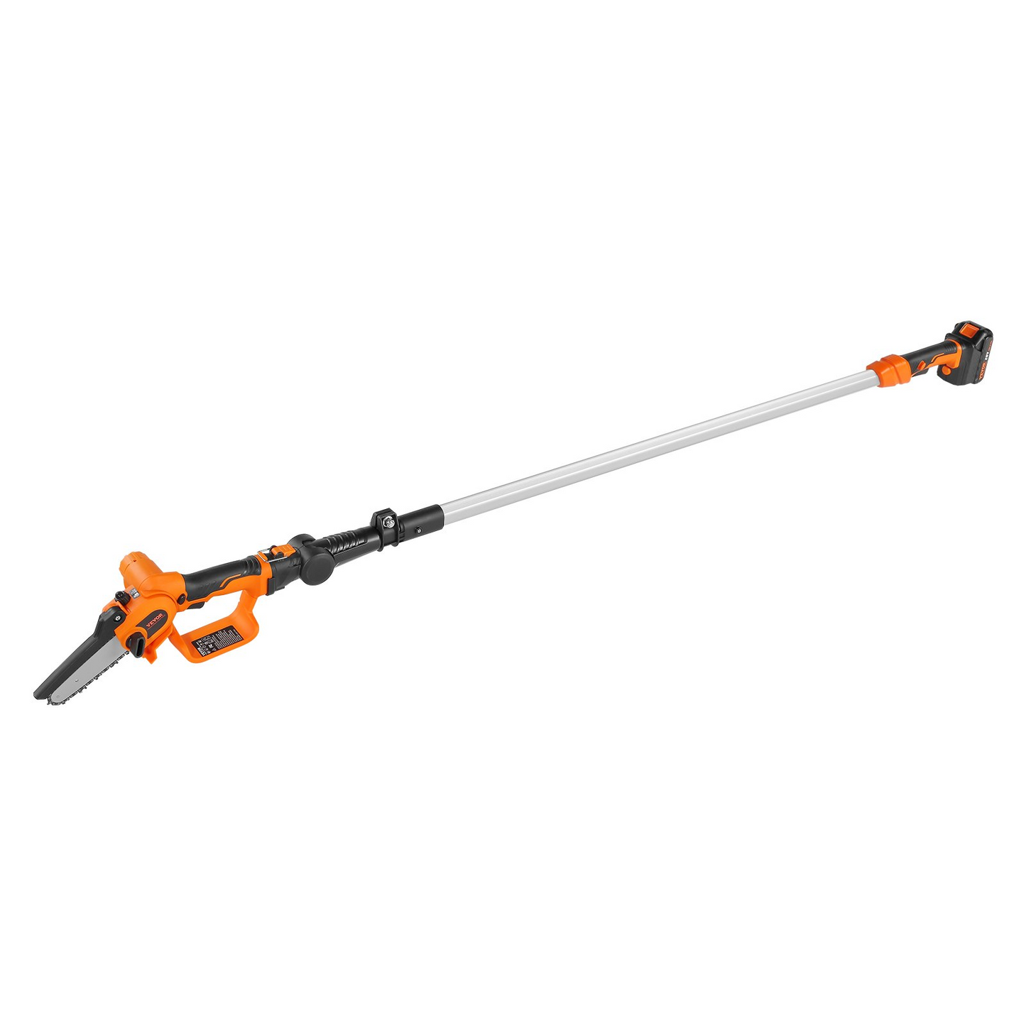 VEVOR 2-in-1 Cordless Pole Saw & Mini Chainsaw, 20V 4Ah Battery Pole Chainsaw, 5" Cutting Capacity 8 ft Reach Pole Saw for Branch Cutting & Tree Trimming (Battery and Blade Cover Included)