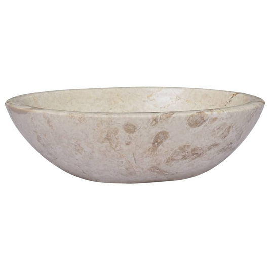 vidaXL Sink Cream 20.9"x15.7"x5.9" Marble