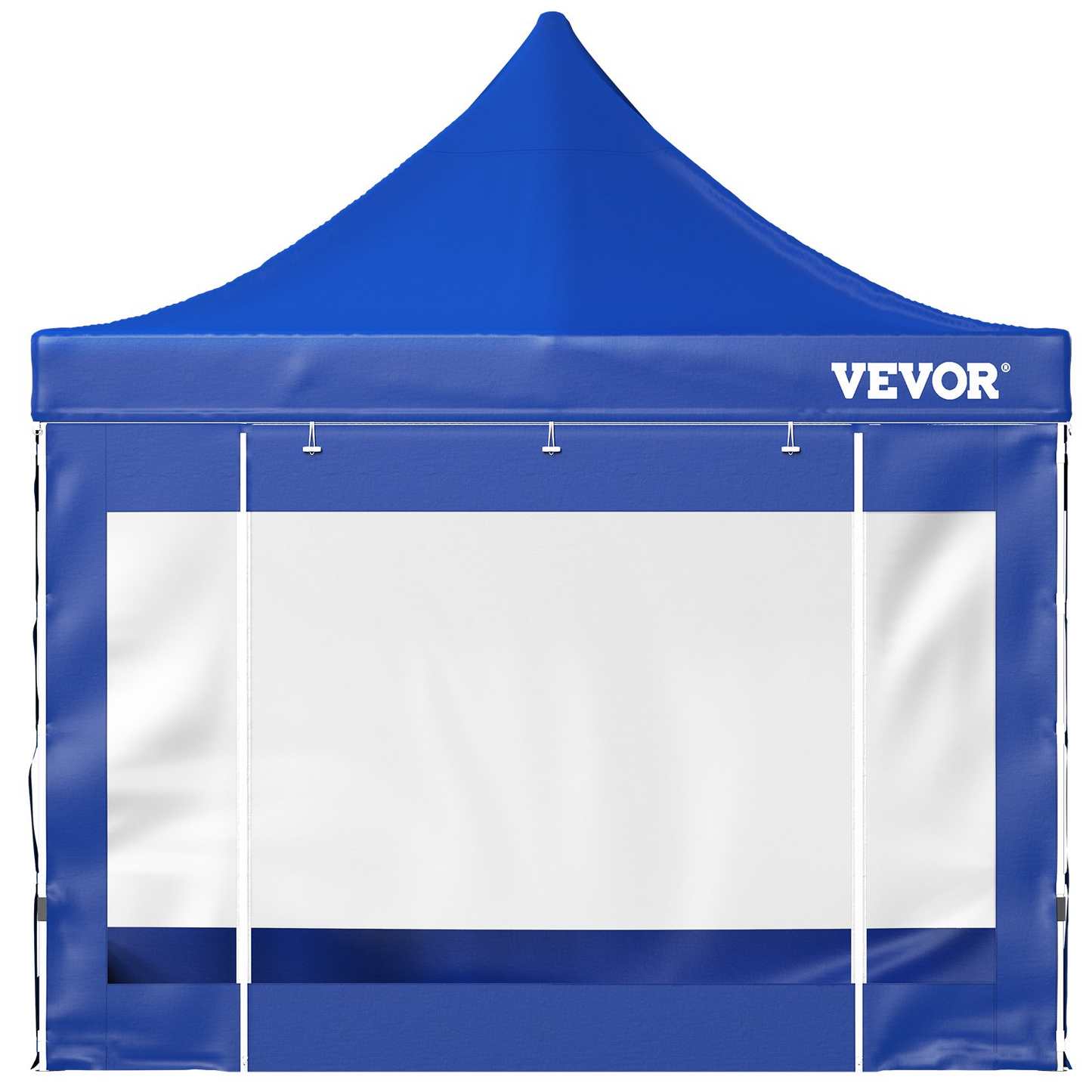 VEVOR Pop Up Canopy Tent, 10 x 10 FT, Outdoor Patio Gazebo Tent with Removable Sidewalls and Wheeled Bag, UV Resistant Waterproof Instant Gazebo Shelter for Party, Garden, Backyard, Blue