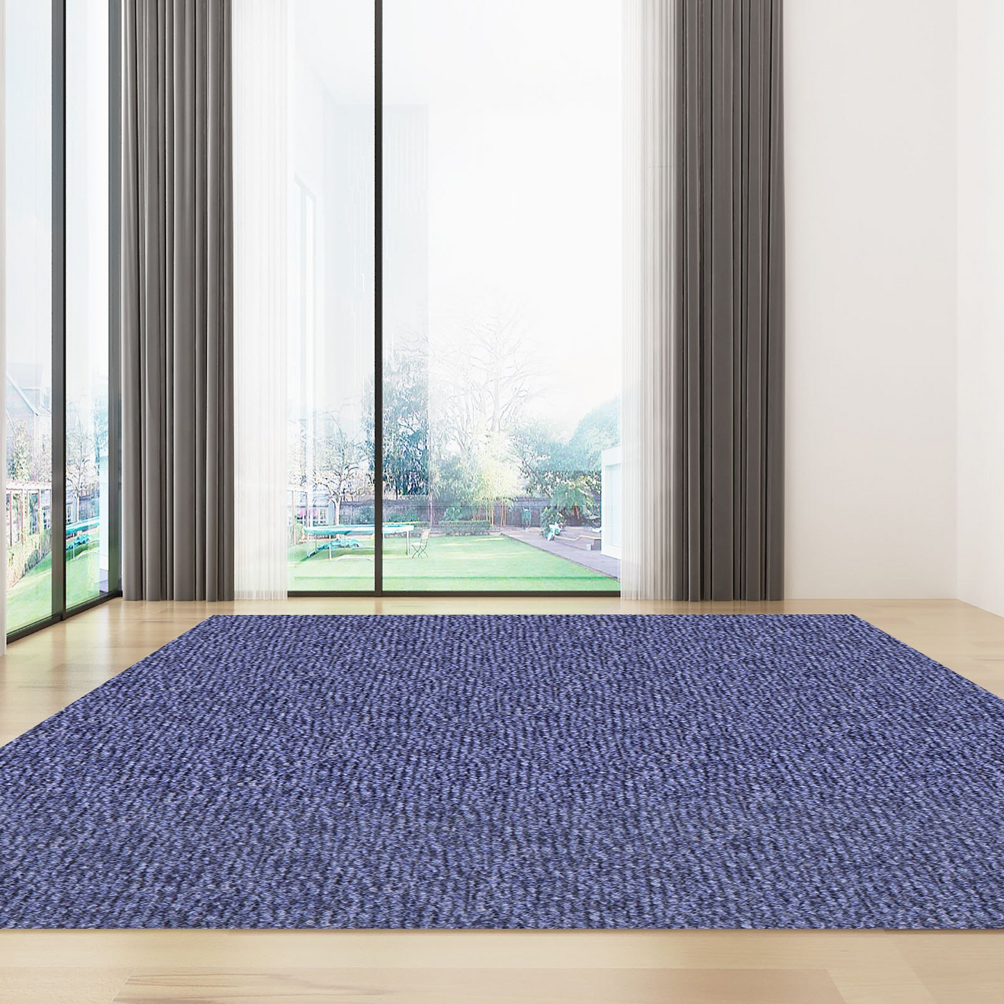 VEVOR Deep Blue Marine Carpet 6 ft x 13.1 ft Marine Carpeting Marine Grade Carpet for Boats with Waterproof Back Outdoor Rug for Patio Porch Deck Garage Outdoor Area Rug Runner Non-Slide Porch Rug