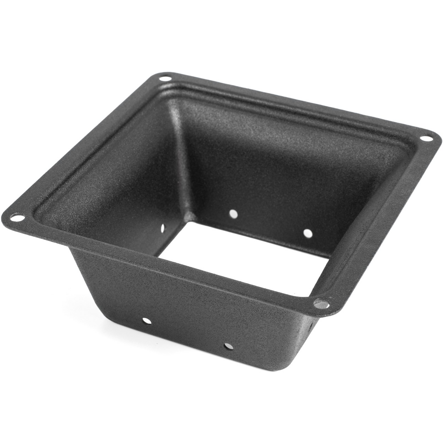 VEVOR Deck Post Base 5 PCS Post Base Skirt 4x4"" (Actual 3.38x3.38"") Post Support Flange 2.5LBS Deck Post Skirt Black Powder-Coated Decking Post Base with Thick Steel for Deck Supports Porch Railings