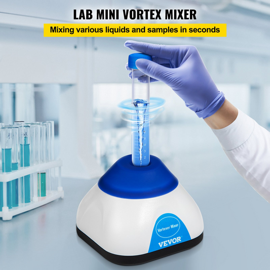 VEVOR Mini Vortex Mixer Lab Vortex Mixer Shaker 6000RPM 50ML for Lab Paint Ink