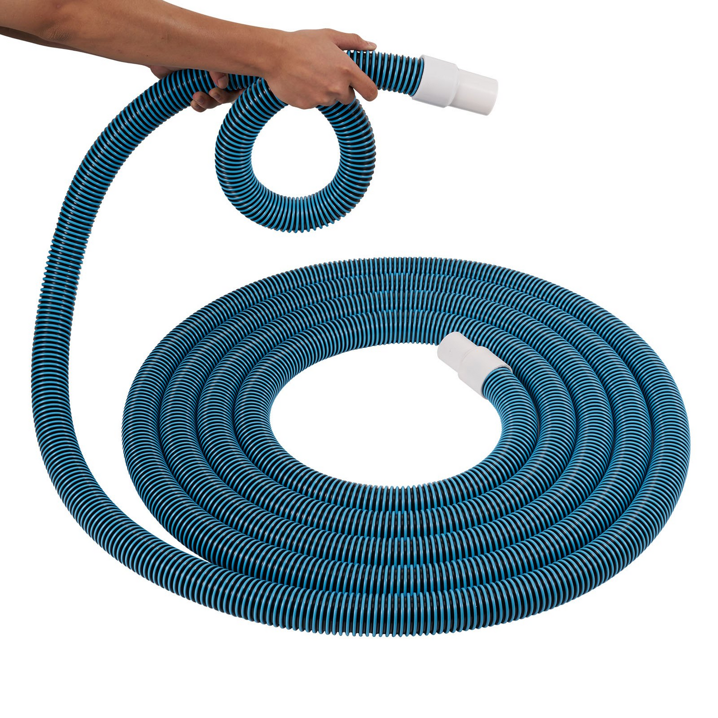 VEVOR Heavy Duty Swimming Pool Hose, 1-1/2-Inch x 30-Feet, Pool Vacuum Cleaning Hose, Compatible with Above Ground Pool In-Ground Pool Sand Filter Pump Pool Pump Pool Skimmer Various Cleaning Products