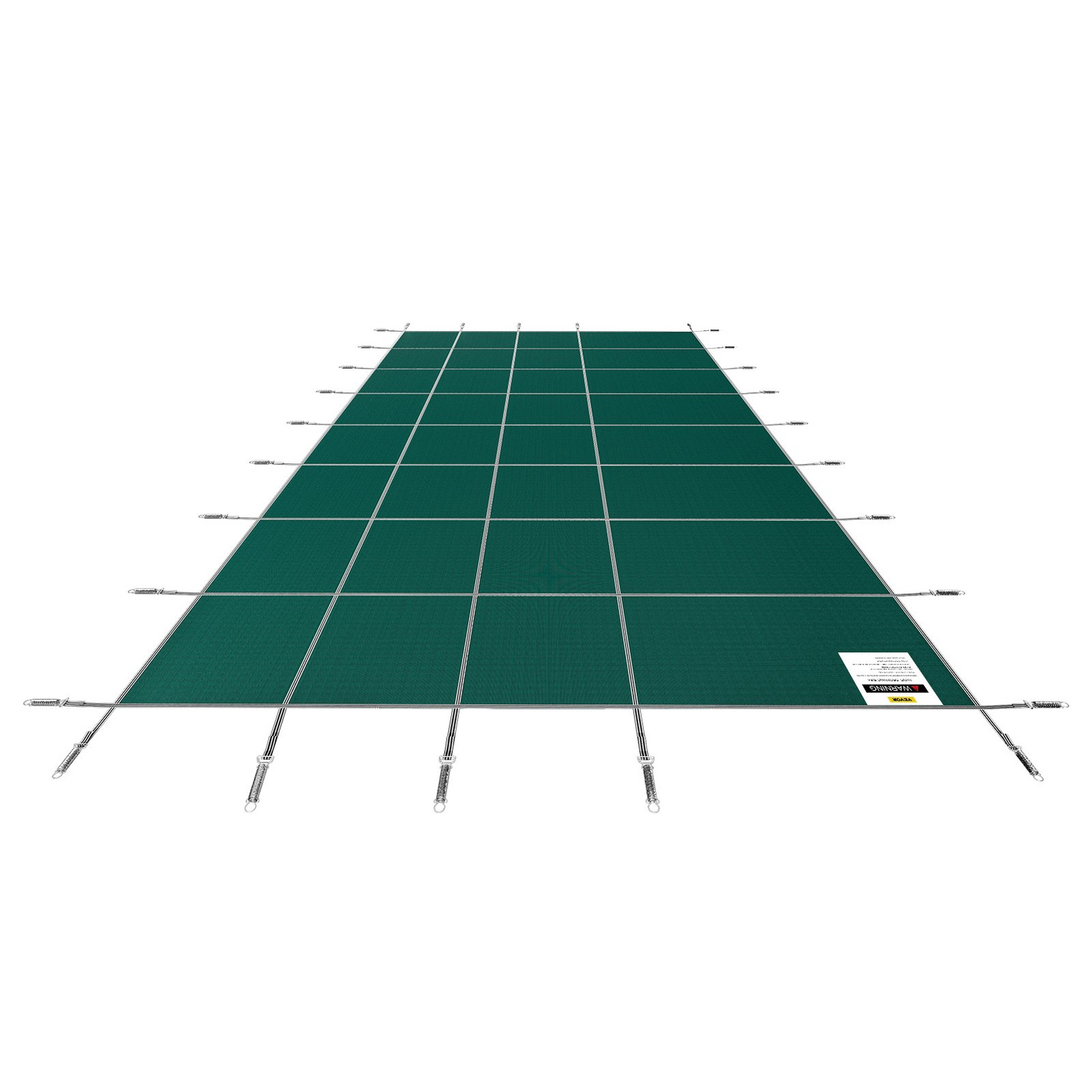 VEVOR Pool Safety Cover 16x40 ft, Inground Pool Cover Fit for PP Material, Rectangle Inground Safety Pool Cover Green, Mesh Solid Pool Safety Cover for Swimming Pool Winter Safety Cover