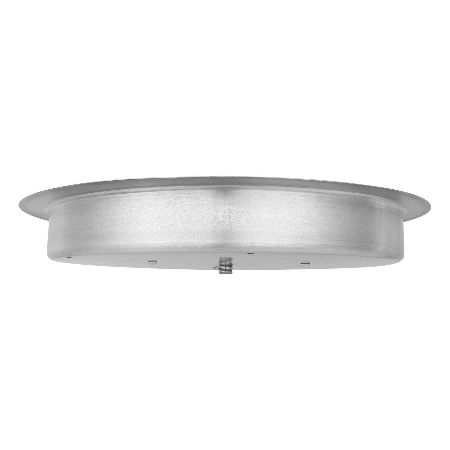 VEVOR 19 inch Round Drop-in Fire Pit Pan, Stainless Steel Fire Pit Burner, Natural & Propane Gas Fire Pan 92,000 BTU with Lid, for Indoor or Outdoor Use