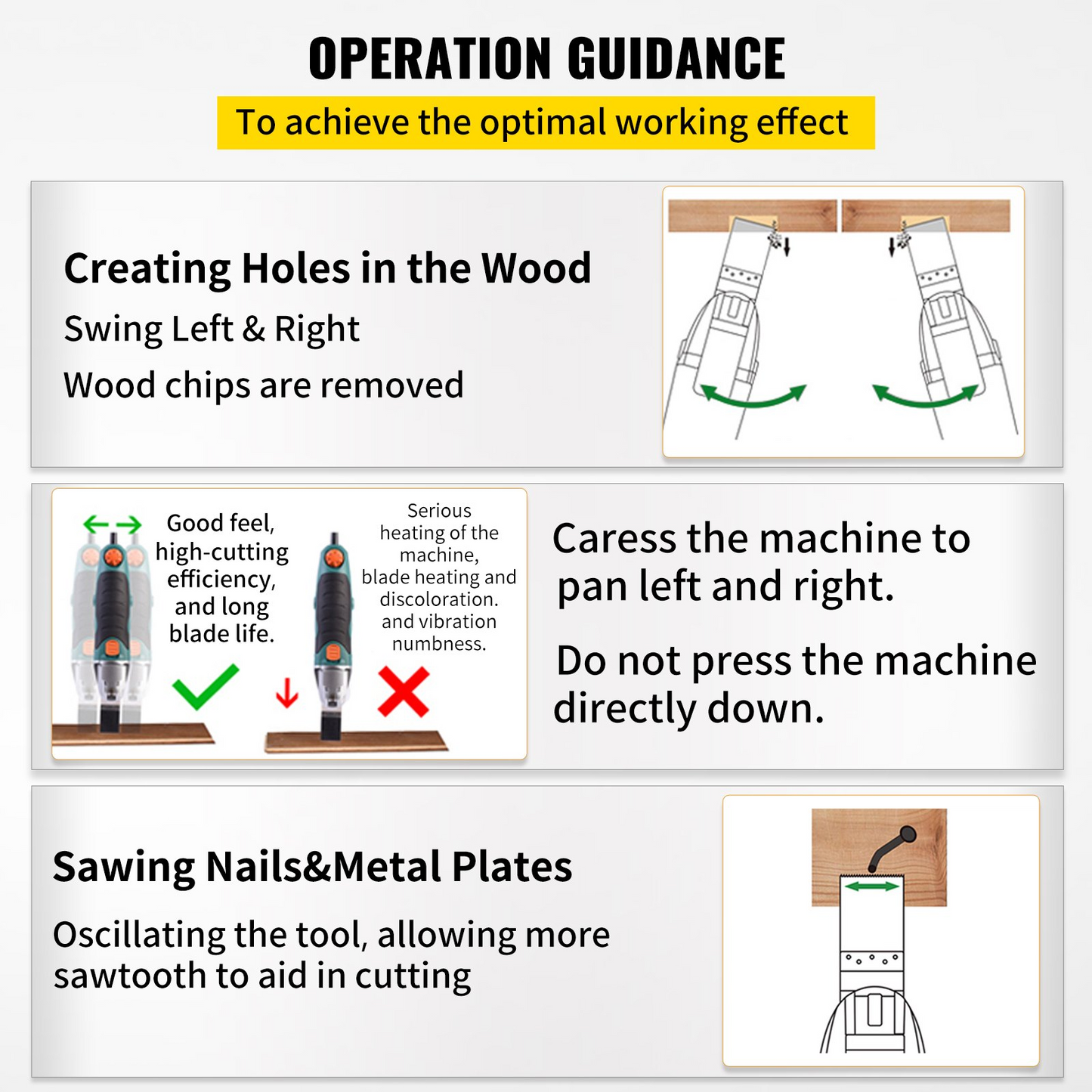 VEVOR 50 PCS Oscillating Saw Blades, Quick Release Multitool Blades Kit, HCS Tool Blades for Wood Plastic Metal Nails Bolts, Compatible with Dewalt Dremel Fein Worx Bosch Makita Milwaukee