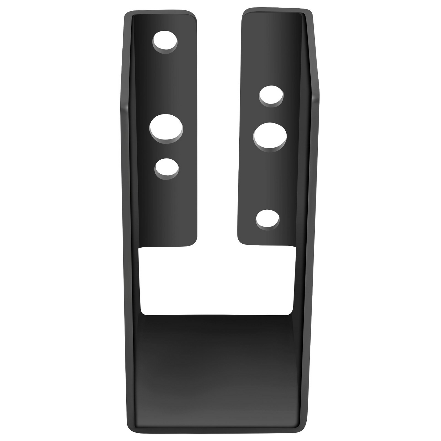 VEVOR Concealed Joist Hanger, 2"x4" Outdoor Accent Concealed-Flange, Pack of 24 Concealed Joist Bracket, Q235 Steel Plate Powder-Coated Concealed Face Mount Joist Hanger for 2"x4" Beam Swing, 3.7"