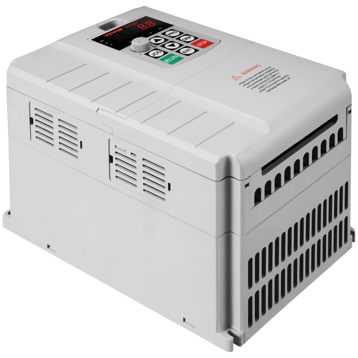 VEVOR VFD 7.5KW, 34A, 10HP Variable Frequency Drive for 3-Phase Motor Speed Control